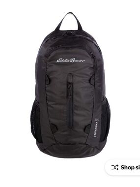 Eddie Bauer Black Stowaway 20L Backpack
